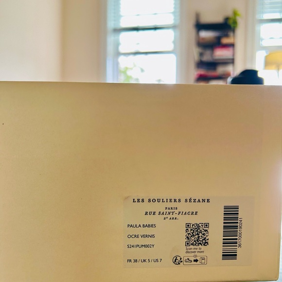 Sezane Paula Babies Block Heel Slingbacks - Picture 3 of 10